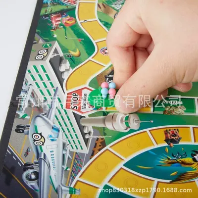 The Game of Life Englisches Kartenspiel und Brettspiel, Modell 6188