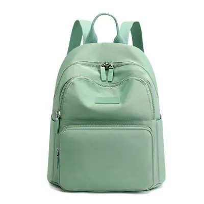Damen-Rucksack in Einfarbdesign für Schule und Reise - 10
