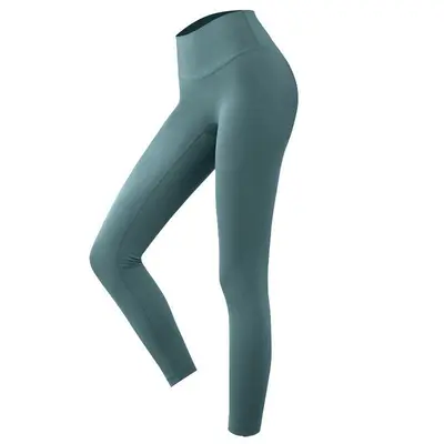 Seamless High-Waisted Hip-Lifting Women's Yoga Leggings, Nude Feel