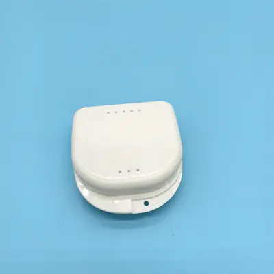 Denture storage case, dental wire box, portable full mouth small hole perforated dental case, orthodontic storage case - 7