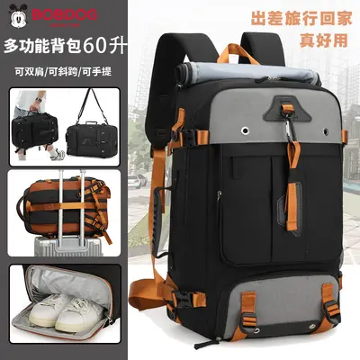 Neue super große Kapazität Rucksack Herren Outdoor erweiterbar Reise Kabinengröße Rucksack Reise großer Gepäckrucksack