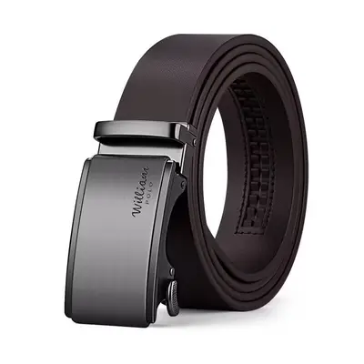 Emperor Paul men's leather belt cowhide men's belt top-grade belt automatic buckle alloy versatile men's trousers belt - 7