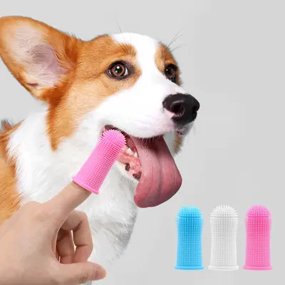 Silikon-Zahnbürste Hunde- und Katzenmundhygiene - 2