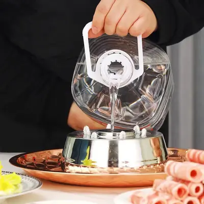Kupfer-Hot-Pot mit umweltfreundlichem Brennöl, 10 Jin