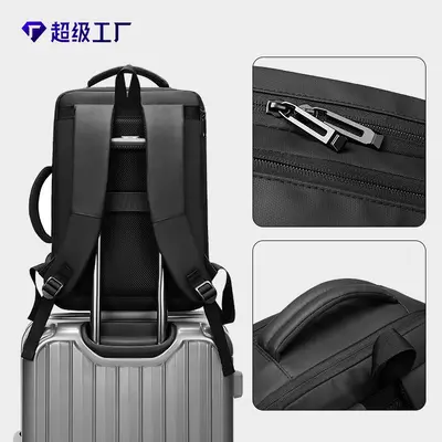 Geschäftsrucksack für Herren, neue grenzüberschreitende Outdoor-Reisetasche, multifunktionaler Laptop-Rucksack mit individuellem gedrucktem LOGO