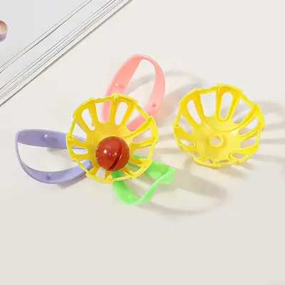 Colorful Bell Ball Cat Toys, Interactive Self-Play Set - 5