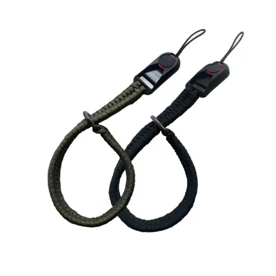 Quick-release buckle paracord braided camera wrist strap suitable for SLR cameras, paracord braided quick-release buckle camera hand strap