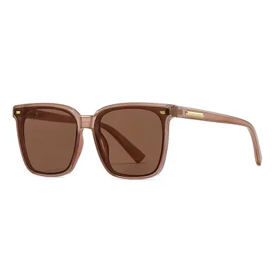 Women's Large Square Frame Polarized Sunglasses, UV Protection - 10