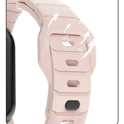 Silicone Sport Strap for Xiaomi Mi Band 10, Slim Women's Model