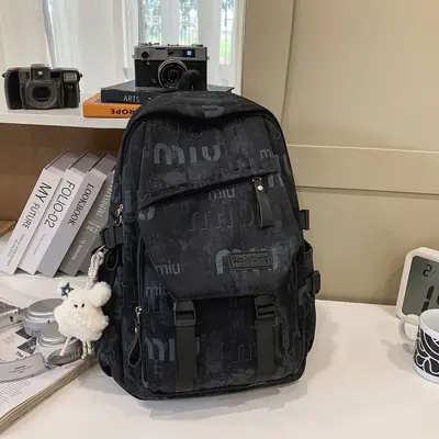 Lightweight Fashionable New Model Backpack 2026 Large Capacity Graffiti Student Backpack Casual Trendy Daily Commute School Bag - 7