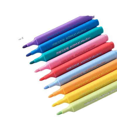 Akrilik marker seti 48 renk çocuk boyama - 6