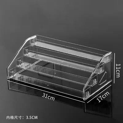 Eyeshadow storage box acrylic transparent - 10