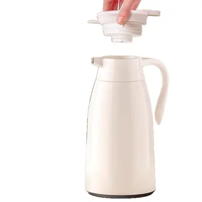 2 L Glass-Lined Thermos Flask, Large Capacity for Home and Office