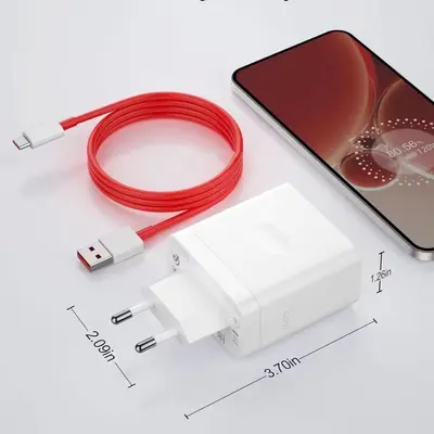 120W EU Schnellladegerät-Set für OnePlus 15, Ace 6 Pro, 6T