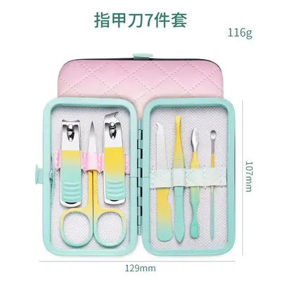 18-piece stainless steel nail scissor set - 7