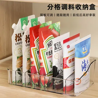 Condiment Storage Organizer Box Kitchen - 2