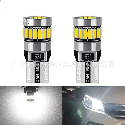 Car LED Width Marker Light T10 4014 24SMD W5W Canbus Interior License Plate Light
