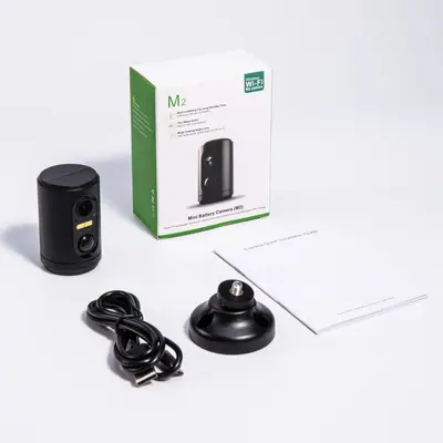WiFi güvenlik kamerası, ultra geniş açı, 2MP, pil destekli