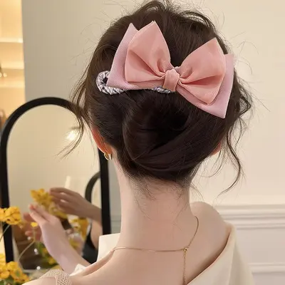 Premium Duck Mouth Clip Large Size Back Head Claw Clip Premium Delicate Hair Clip High Volume Butterfly Bow Hair Clip Straight Clip