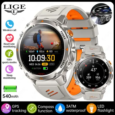 HT37 Smartwatch with Bluetooth Calling, GPS and Waterproof Design - 9
