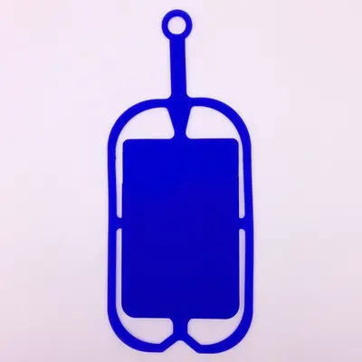 Silikon kordon telefon kılıfı kart tutucu Apple Android - 8