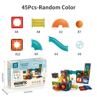 Magnetic Rods and Magnet Block Set, Early Education Toy for Children - 10