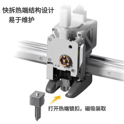 TZ A1 / A1 mini Hotend Ceramic Heater Plate Mount, Aluminium Heating Block Base