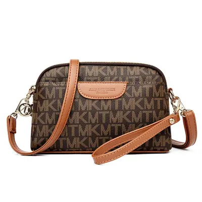 Women's Printed Small Square Shoulder Bag, Single Strap - 7