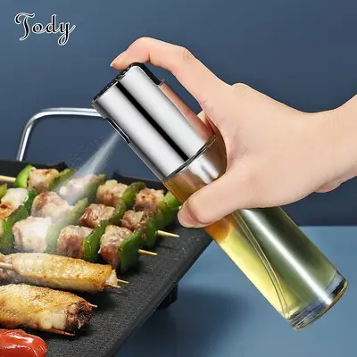 Glass oil spray bottle, olive oil, food-grade, shatterproof