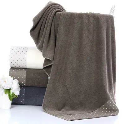 Dickes Baumwoll-Badetuch, weitmaschig hochsaugfähig, mit Geschenkbox-Option