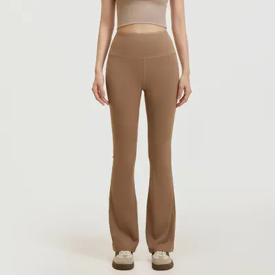 Women's High-Waist Flare Yoga Pants, Butt Lift, Pilates - 3