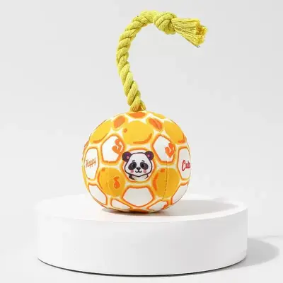 Squeaky Dog Toy Ball for Small Dogs, Durable and Chew-Resistant - 8