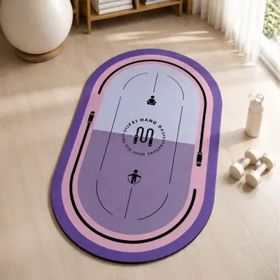 Verdickte Gymnastikmatte Stoßdämpfend Rutschfest Schalldämmend Innen Yoga Fitnessmatte - 6