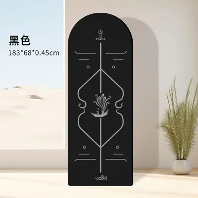Yarım daire yoga matı, PU+kauçuk, doğal kauçuk, kaymaz tutuş - 8