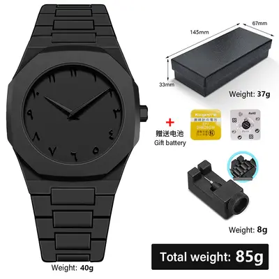 Men's quartz watch with plastic case, 2025 collection
