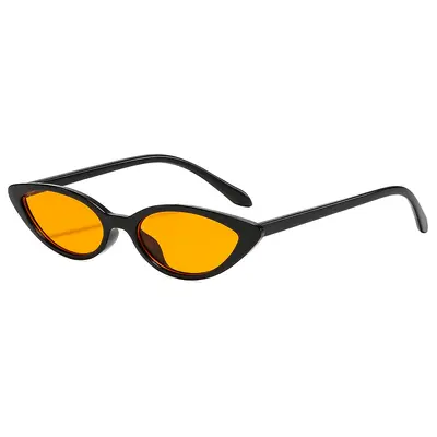 Retro Cat-Eye Women's Sunglasses, Small Triangle Frame, UV Protection - 8