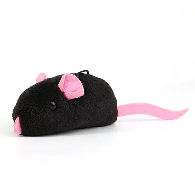 Realistic Sound Plush Mouse Cat Toy, Self-Play - 8