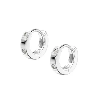 999er-Silber-Zirkonstein-Ohrstecker mit Schmetterlingsdesign - 6