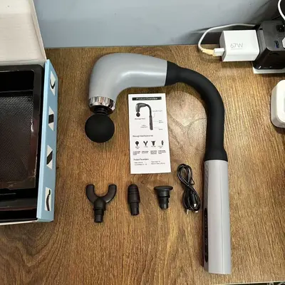 U-şekilli fascia tabancası, elektrikli, sessiz, LCD ekran - 7