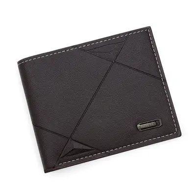 Kurze Herrenbrieftasche aus Leder mit Kartenfächern - 7