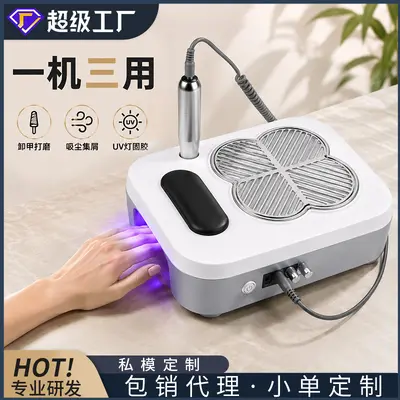 3in1 tırnak tozu emici UV jel ışığı