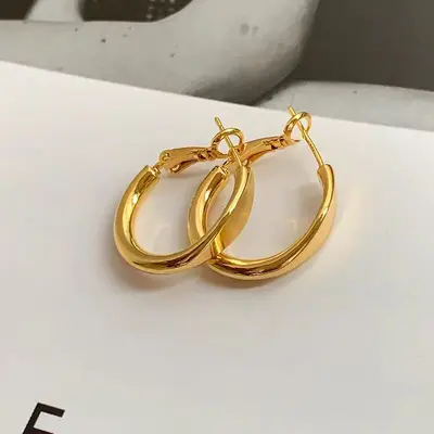 Heart design spiral geometry earrings creative style - 13