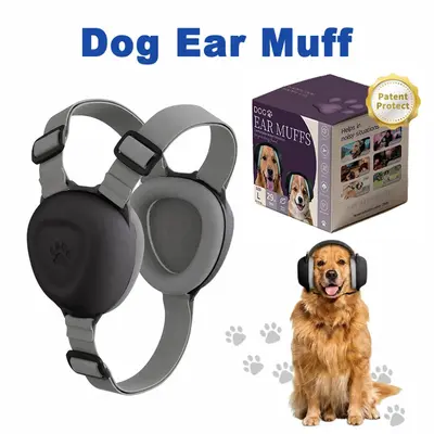 Amazon'da çok satan kaynak üretici köpek kulak koruyucu, orta ve büyük ırk köpekler için havai fişek, gök gürültüsü ve yağmur sırasında ürkmeyi önleyen gürültü azaltıcı kulak koruyucu
