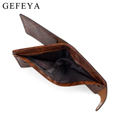 GEFEYA Kurze Herrenbrieftasche mit Dollar-Prägung und Magnetklappe - 4
