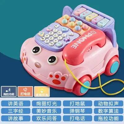 Babys Lernspielzeug Telefon mit Whack-a-Mole - 9