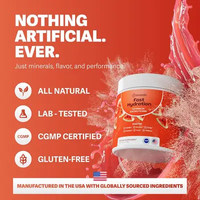158g Electrolyte Powder, Watermelon Flavour, Fast Hydration - 4