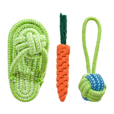 Cotton Rope Dog Toy with Knots, Chew-Resistant - 7