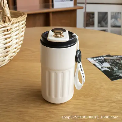 Smart Temperature Display Stainless Steel Insulated Coffee Mug, Portable - 10