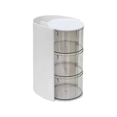 Premium cosmetics organizer box, rotating, multi-layer - 6