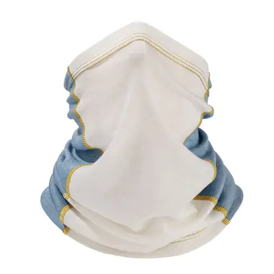 New Summer In-Stock Thin Veil Men's and Women's Two-Tone Tencel Wool Face Mask Cycling Windproof Multifunctional Neck Gaiter